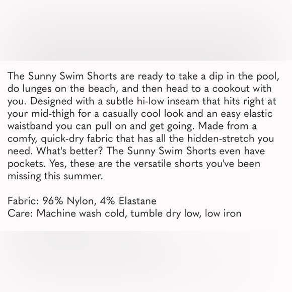 BUNDLE OF 3 PAIRS - Universal Standard Sunny Swim Shorts - US 2XS (6-8) - Picture 2 of 16